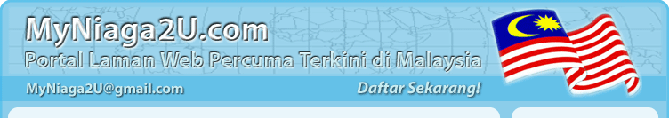 MyNiaga2U dot com. Dapatkan laman web untuk perniagaan anda secara percuma.